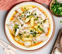 Токпокки с курицей