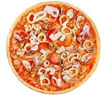 Пицца с морепродуктами