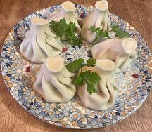 Хинкали с бараниной
