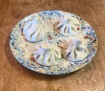 Хинкали со свининой и говядиной