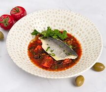 Филе сибаса в сумасшедшей воде