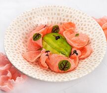 Тартар из лангустинов с чипсами