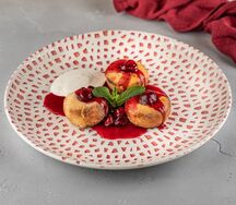 Сырники со сметаной