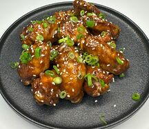 Сочные куриный крылья в соусе терияки 