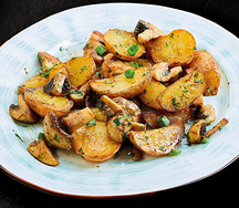 Картофель с грибами