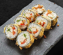 С копченой курицей /8 шт