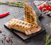 Люля-кебаб из курицы в лаваше