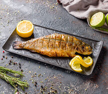 Форель на углях