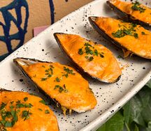 Запеченные мидии 