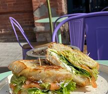 Сэндвич лосось