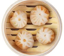 Дим-самы с лососем и креветкой