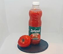 Сок томатный натуральный без соли Добрый