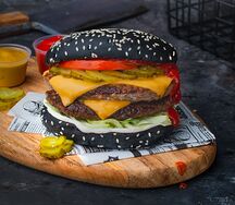 Бургер Big Black Burger двойной