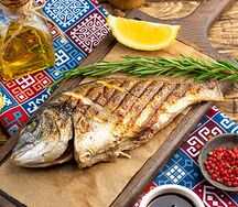 Дорадо жареная