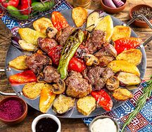 Садж с телятиной