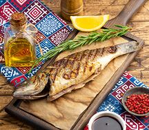 Сибас жареный