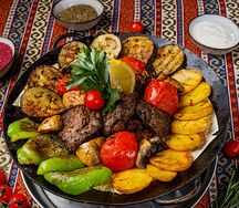 Садж с телятиной