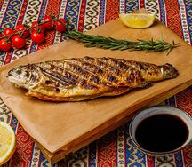 Форель на углях