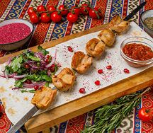 Шашлык из бараньих семенников