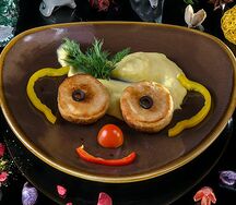 Куриные котлетки с картофельным пюре