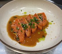 Обожженный лосось