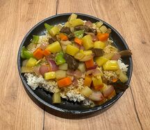 Рис с говядиной в соусе карри №509