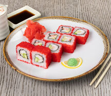 Ролл Калифорния с креветкой