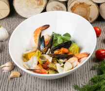 Салат Теплый с морепродуктами