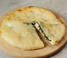 Пирог со шпинатом и сыром