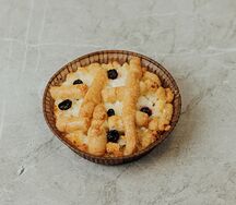 Творожно-ягодный мини-пирог