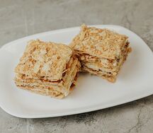 Наполеон с заварным кремом