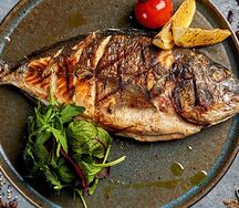 Дорадо на мангале