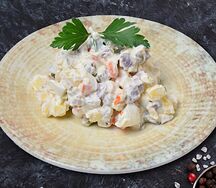 Оливье с мясом