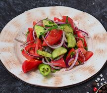 Свежий острый салат Шакароб