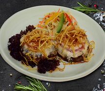 Котлеты Гнездо из говядины