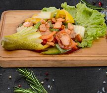 Сёмга с овощами