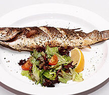 Сибас жареный (1шт)