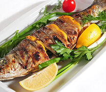 Шашлык из сибаса (1шт)