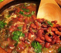 Лобио с орехом