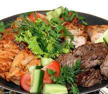 Садж - кебаб из баранины