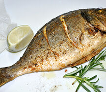 Дорадо жареная (1шт)