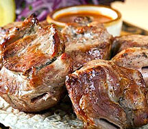 Шашлык из cвинoй шейки