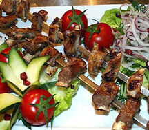 Шашлык из бараньих семечек