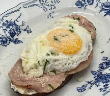 Фермерский бутерброд с ветчиной & Яичница
