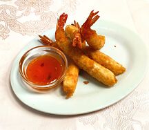 Креветки в тэмпуре