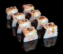 Опаленный лосось