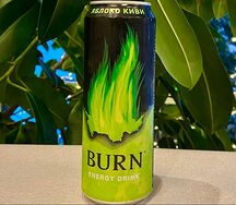 Энергетический напиток Burn со вкусом яблоко-киви