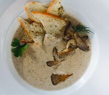 Крем-суп из белых грибов