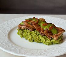 Курица с зеленым карри