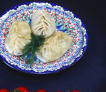Манты с говядиной